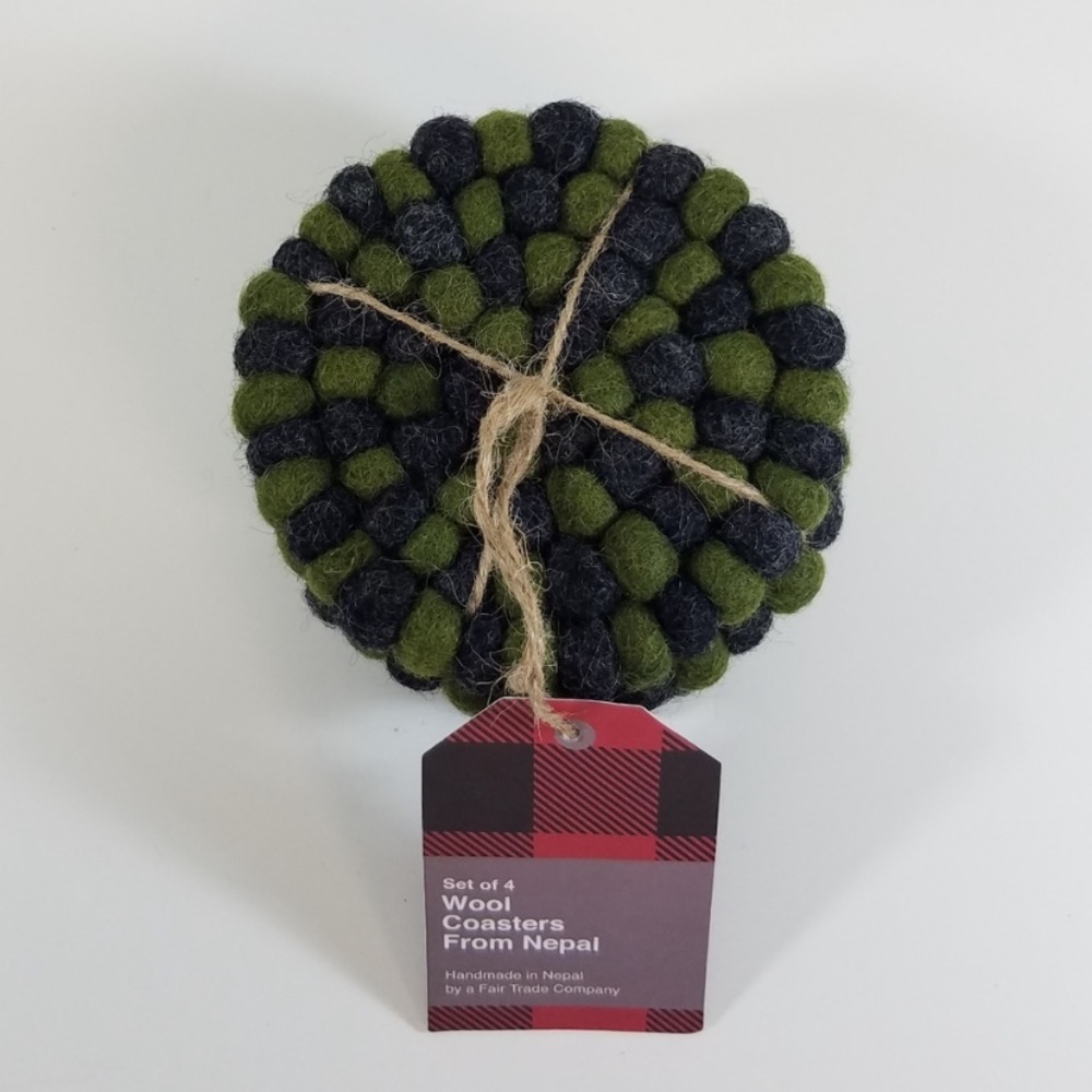Thirstystone Fair Trade Wool Coasters From Nepal